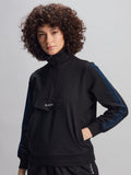 VISTA BLACK STYLISH SWEATSHIRT