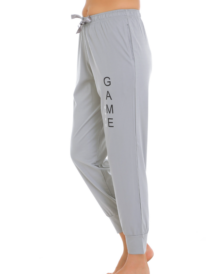 Light Grey Tencel Joggers