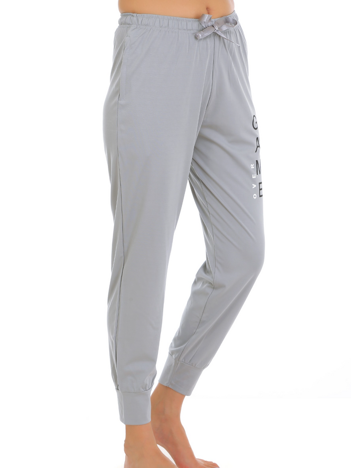 Light Grey Tencel Joggers