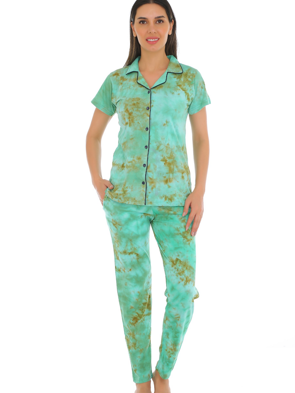 Hosiery T-Shirt Pyjama Set