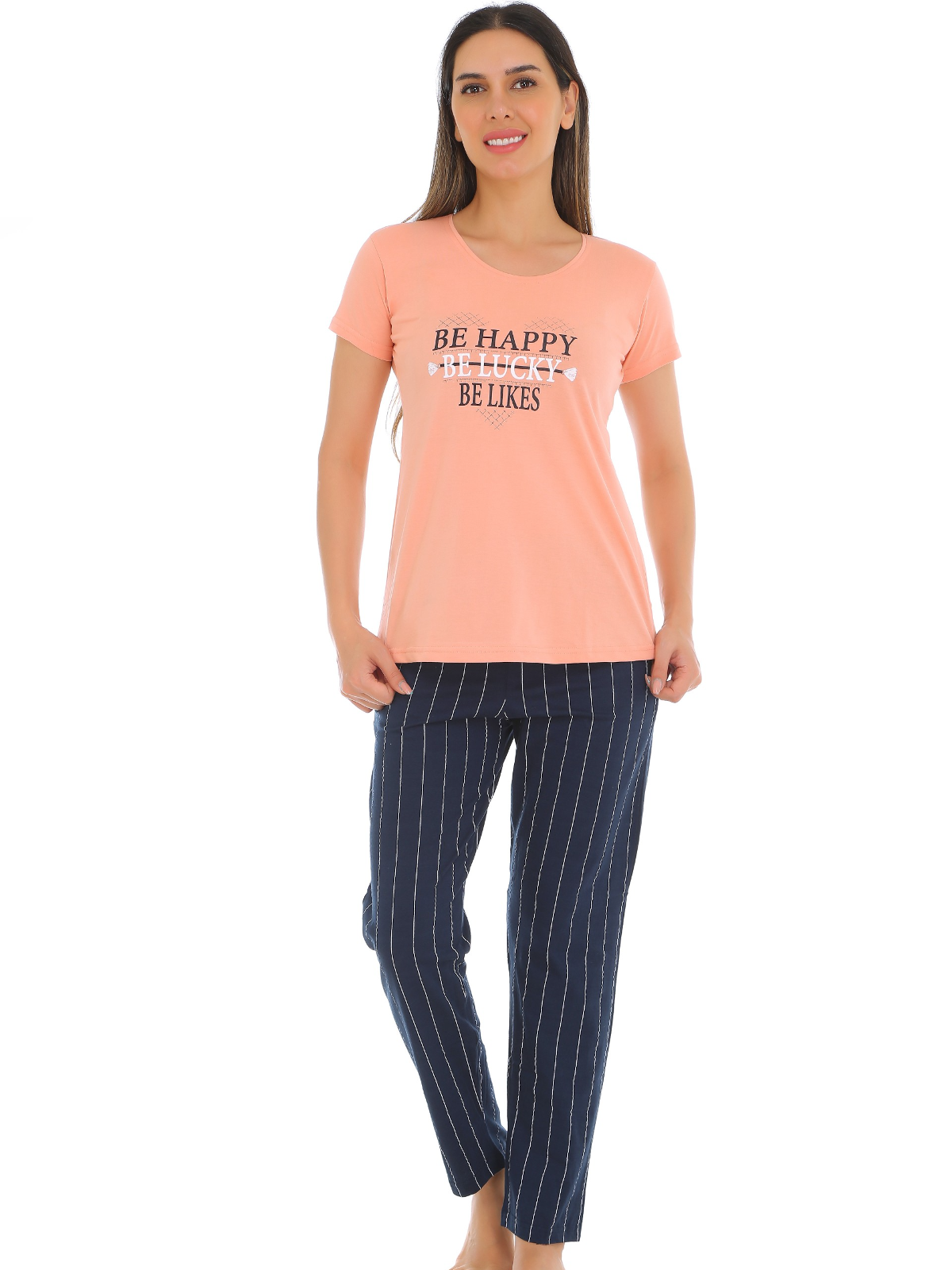 Hosiery T-Shirt Pyjama Set