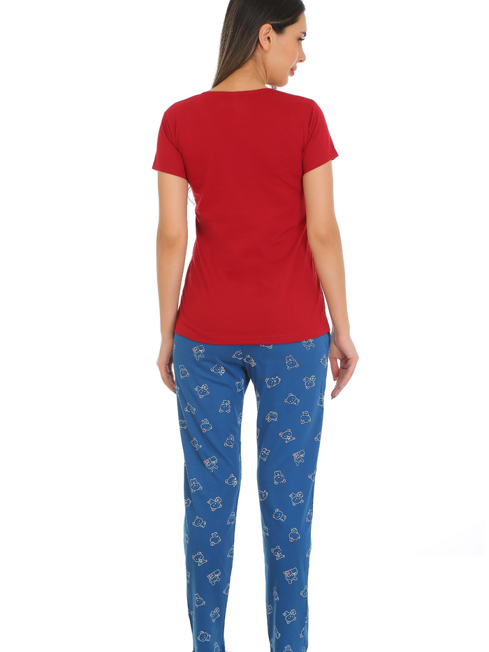 Red Comfort Pajama Set