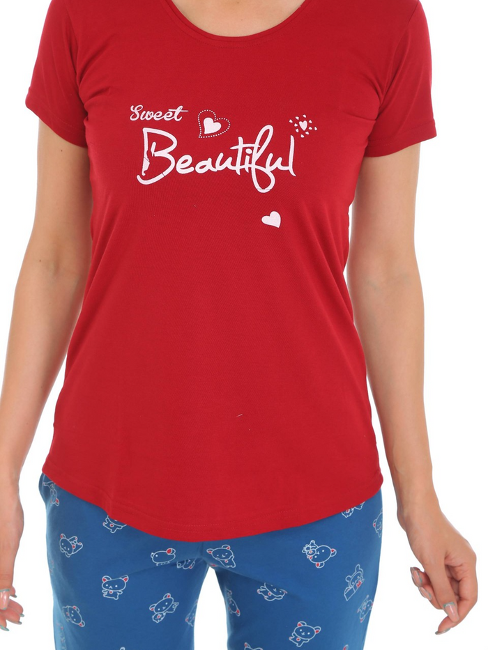 Red Comfort Pajama Set