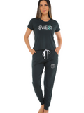Tencel T-Shirt Pyjama Set