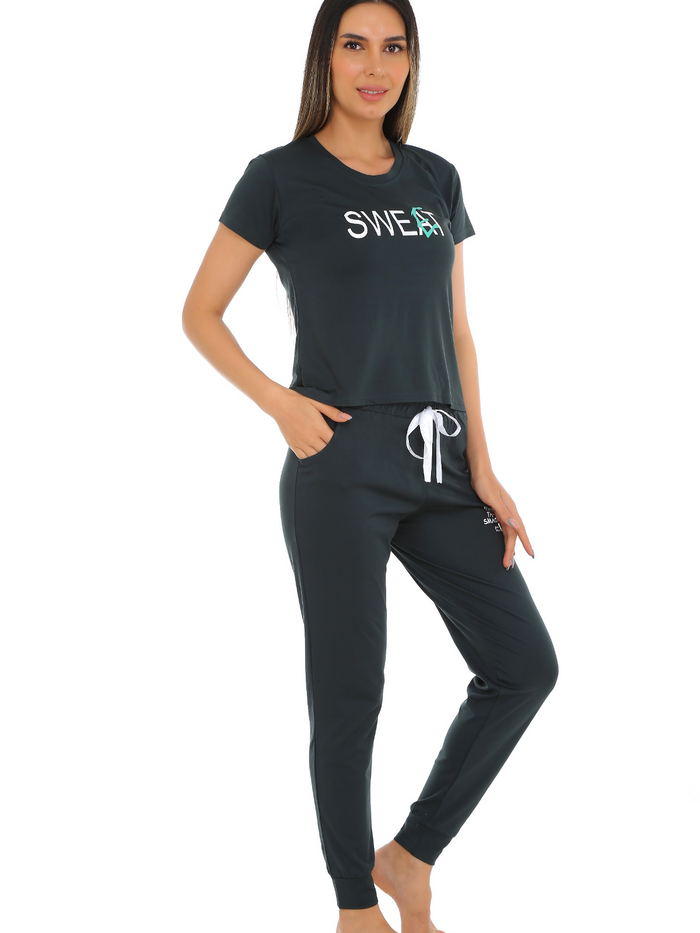 Charcoal Tencel Pajama Set