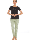 Hosiery T-Shirt Pyjama Set