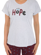 Hope T-Shirt With Pyjama Set