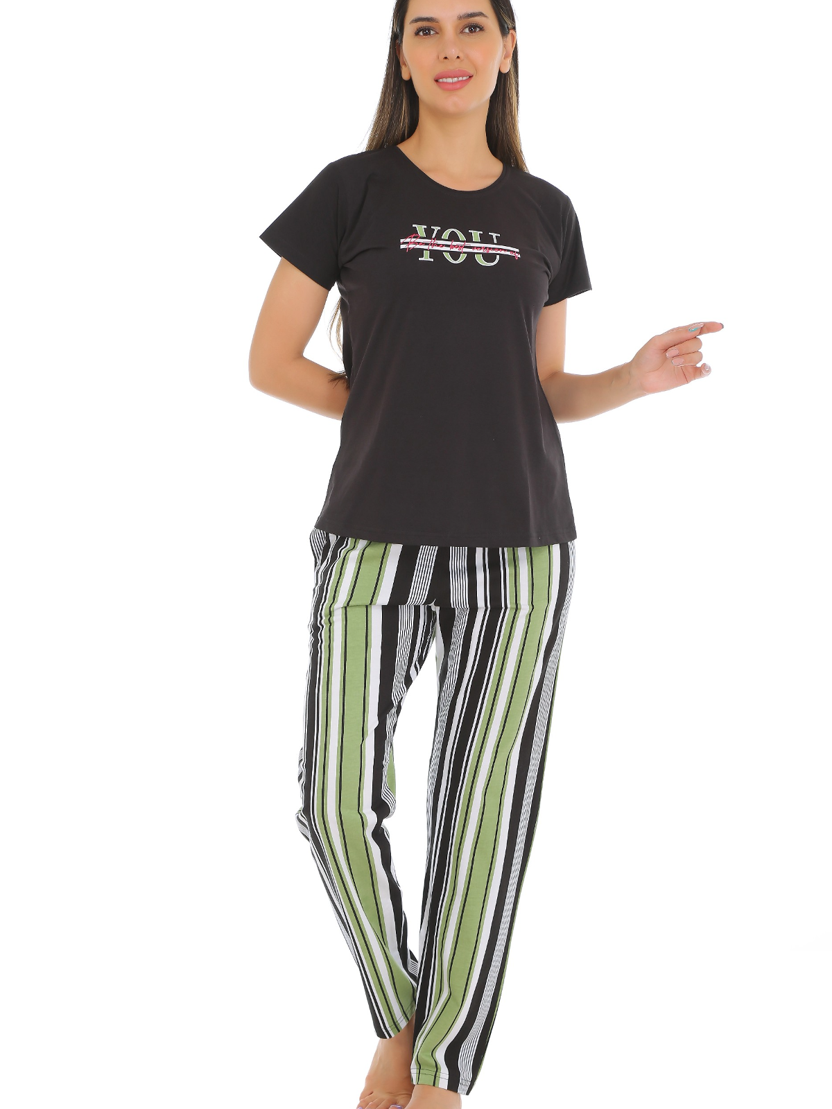 Hosiery T-Shirt Pyjama Set