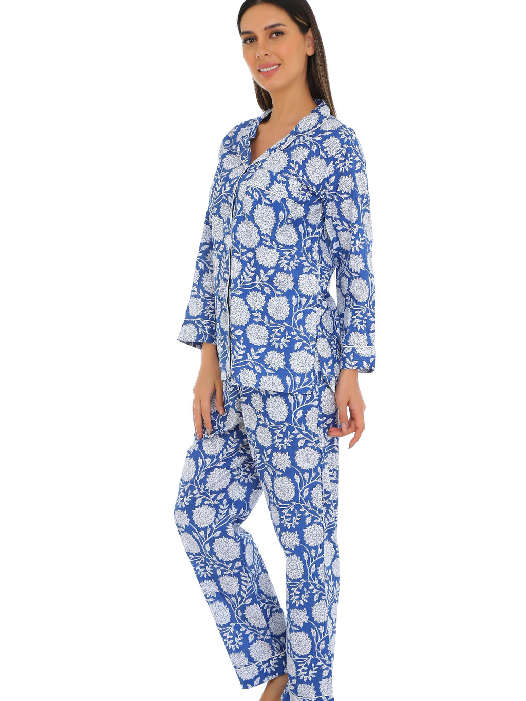 Ocean breeze cotton pajama set