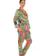 Artistic Printed Cotton Pajama Set
