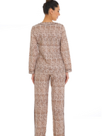 Henley collar luxe nightwear